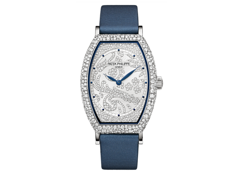 Patek Philippe Gondolo 7099G-001 18K White Gold & Satin Diamond 30mm Watch Patek Philippe