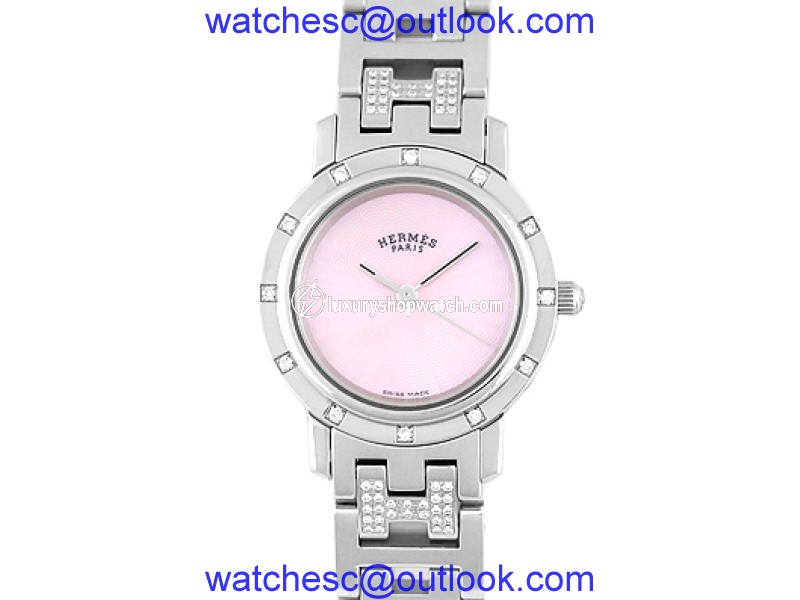 Hermes Clipper CL 4.230 Stainless Steel Quartz 24mm Womens Watch Hermes