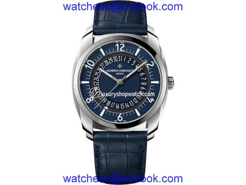 Vacheron Constantin Quai de I Ile 4500S/000A-B364 Stainless Steel with Blue Dial Automatic 41mm Mens Watch Vacheron Constantin