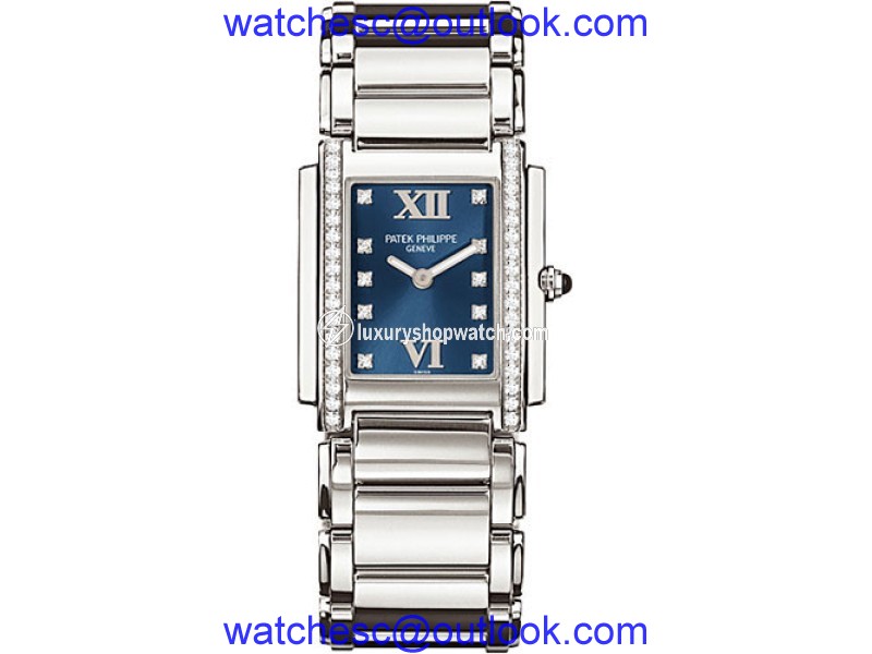 Patek Philippe 4910-10A-012 Stainless Steel with Diamond 25mm Womens Watch Patek Philippe