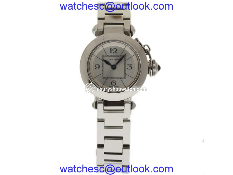 Cartier Pasha W3140007 Stainless Steel 27mm Womens Watch Cartier