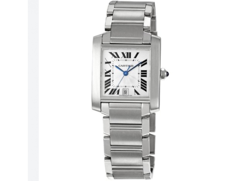 Cartier 2302 Tank Francaise Stainless Steel Large 36.5mm Watch Cartier