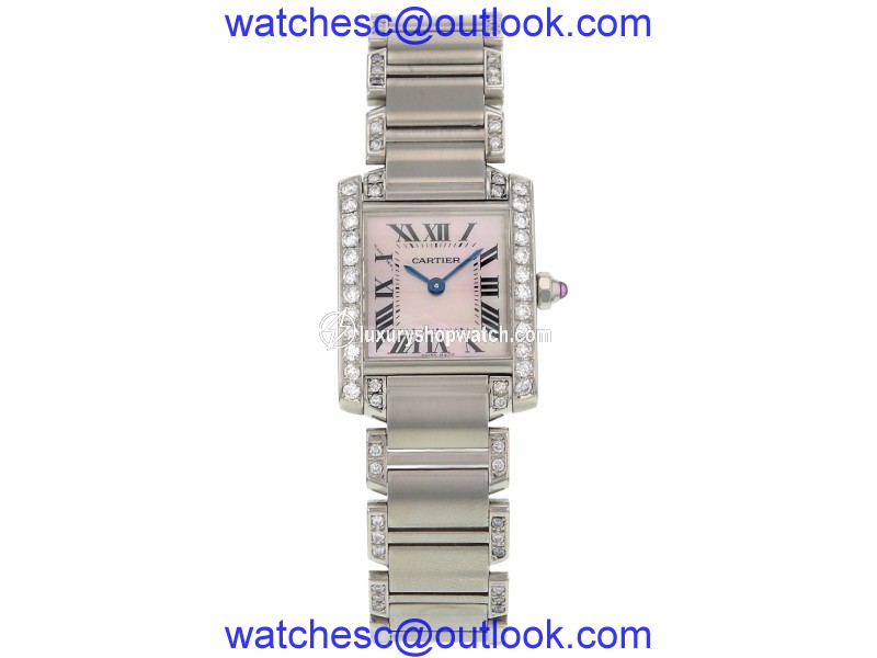 Cartier Tank Francaise 51028Q3 37mm Quartz Diamond Watch Cartier