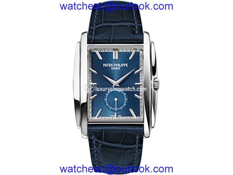 Patek Philippe 5124G-011 18K White Gold with Blue Dial 33.4mm Mens Watch Patek Phillipe