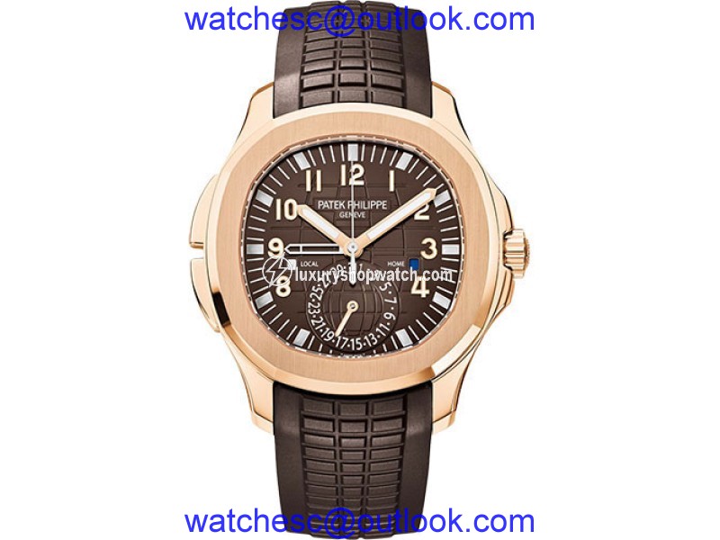 Patek Philippe Aquanaut 5164R 18K Rose Gold with Brown Dial Automatic 40.8mm Mens Watch Patek Phillipe