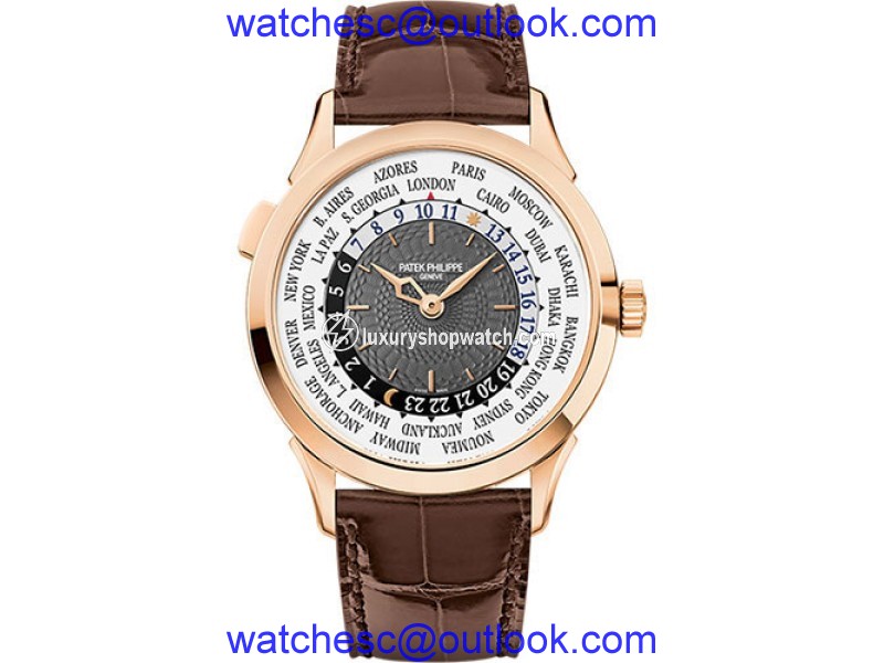 Patek Philippe 18K White Gold / Leather 38.5mm Mens Watch Patek Phillipe