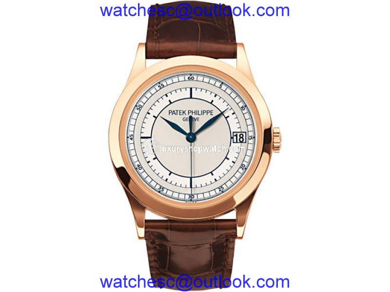 Patek Philippe Calatrava 5296R-001 18K Rose Gold 38mm Mens Watch Patek Philippe