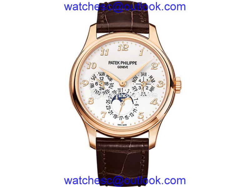 Patek Philippe 5327R 18K Rose Gold with Ivory Lacquered Dial Automatic 39mm Mens Watch Patek Phillipe