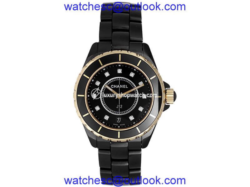 Chanel J12 H2544 Black Ceramic Quartz 38mm Unisex Watch Chanel