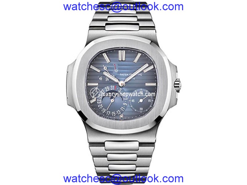 Patek Philippe 5712/1A-001 Stainless Steel with Blue Dial 40mm Mens Watch Patek Phillipe