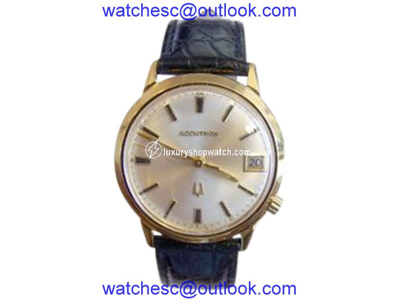 Bulova Accutron 10K Yellow Gold Filled Quartz Vintage 34.2mm Mens Watch Year 1970 BULOVA