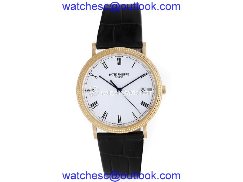Patek Philippe Calatrava 3944 J 18K Yellow Gold Calatrava Quartz 33mm Mens Watch Patek Philippe