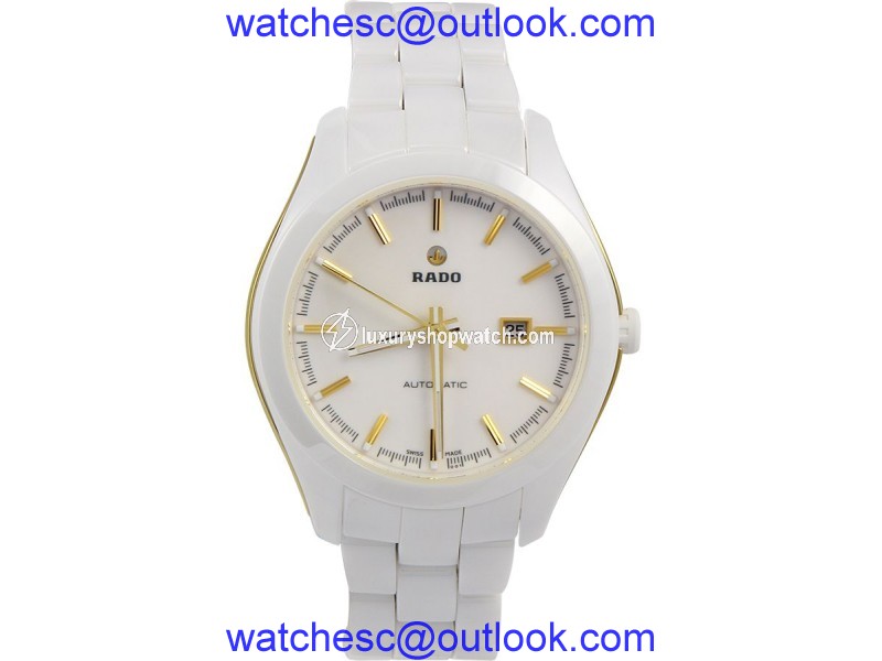 Rado Hyperchrome R32257012 White Ceramic Automatic 36mm Womens Watch Rado