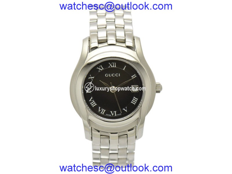 Gucci 5500L Date Stainless Steel 27mm Watch Gucci