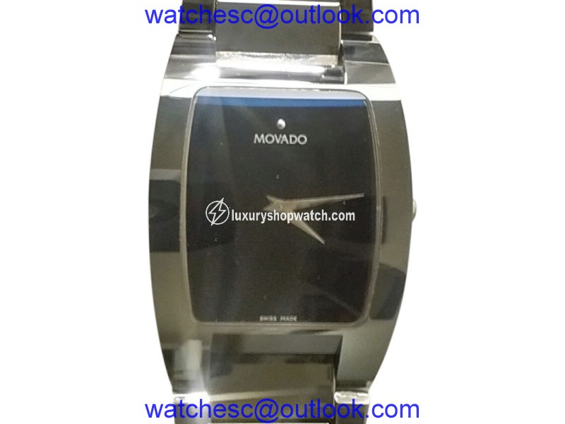 Movado Fiero 89 C6 1453 Tungsten Carbide 31mm Mens Watch Movado