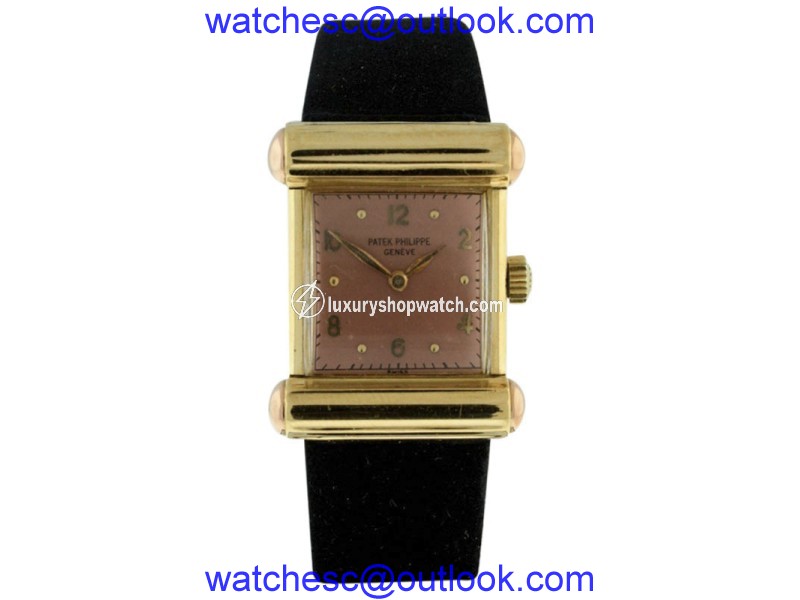 Patek Philippe 18K Yellow Gold Manual Wind Vintage Mens Watch Patek Philippe