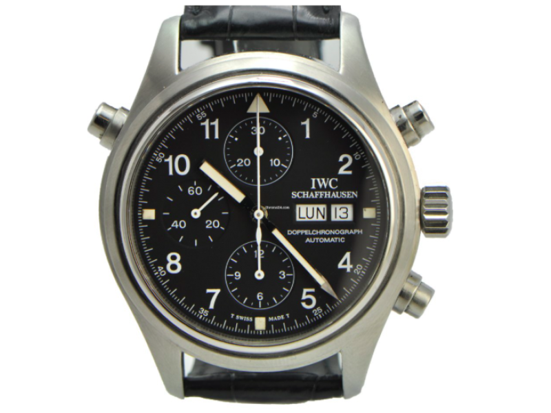 IWC Doppel Spitfire 3713 Stainless Steel 42mm Mens Watch IWC