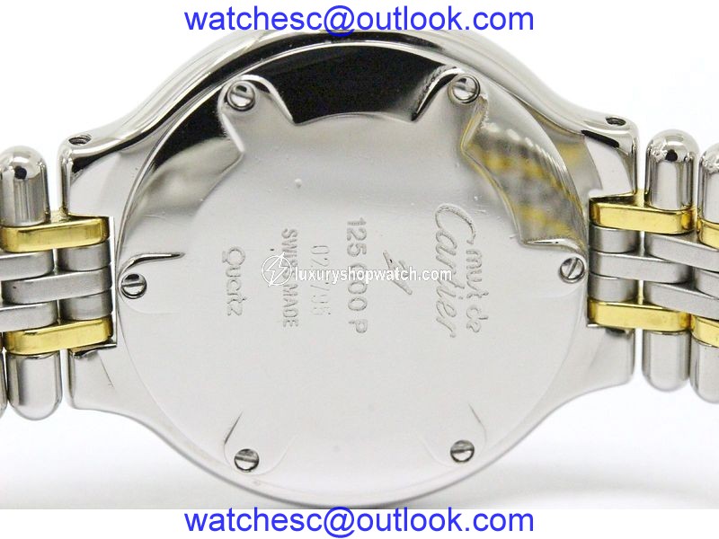 Cartier Must 21 Gold Plated Steel Quartz Womens Watch Cartier