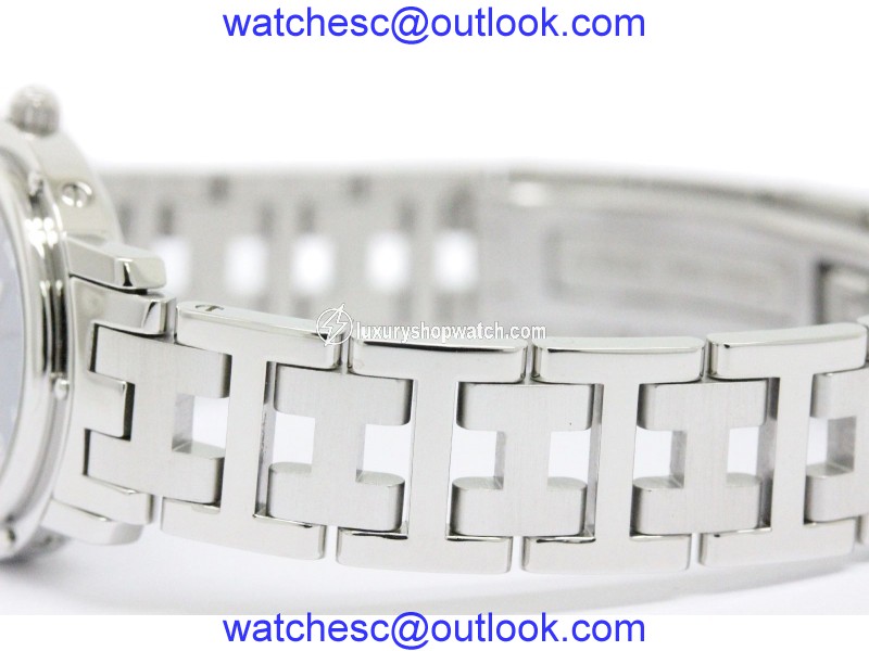 Hermes Clipper Stainless Steel Quartz 24mm Womens Watch Hermes