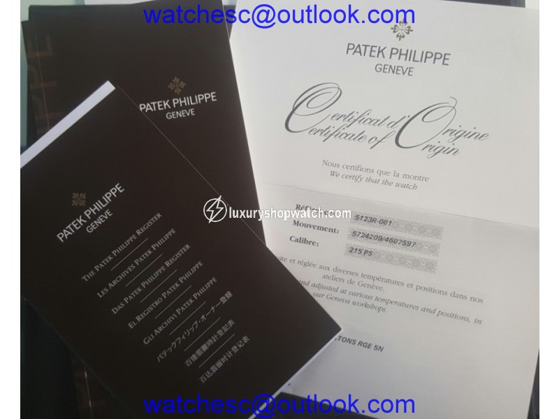 Patek Philippe Calatrava 5123R-001 18K Rose Gold & Leather 38mm Watch Patek Philippe