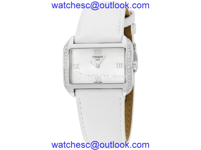 Tissot T-Wave T0233091611301 Stainless Steel & Leather Quartz 32mm Mens Watch Tissot