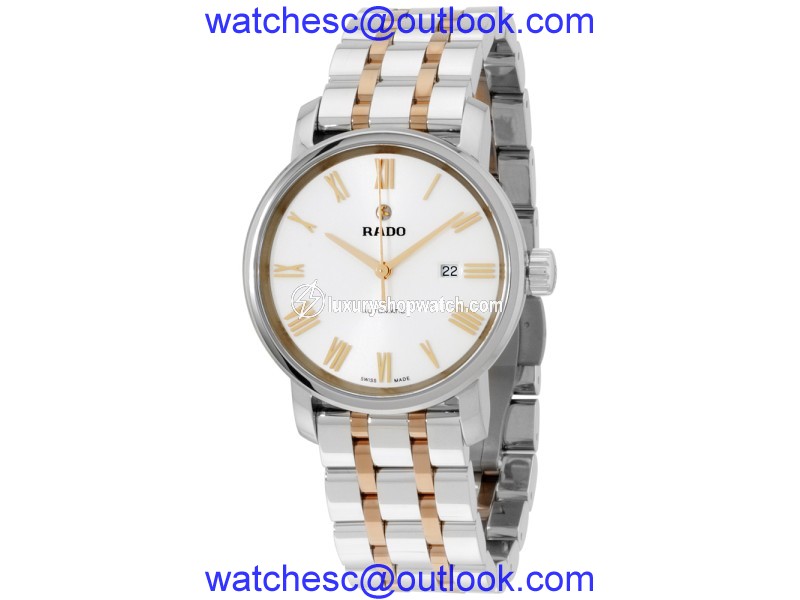 Rado R14050123 Two Tone Stainless Steel Automatic 33mm Womens Watch Rado