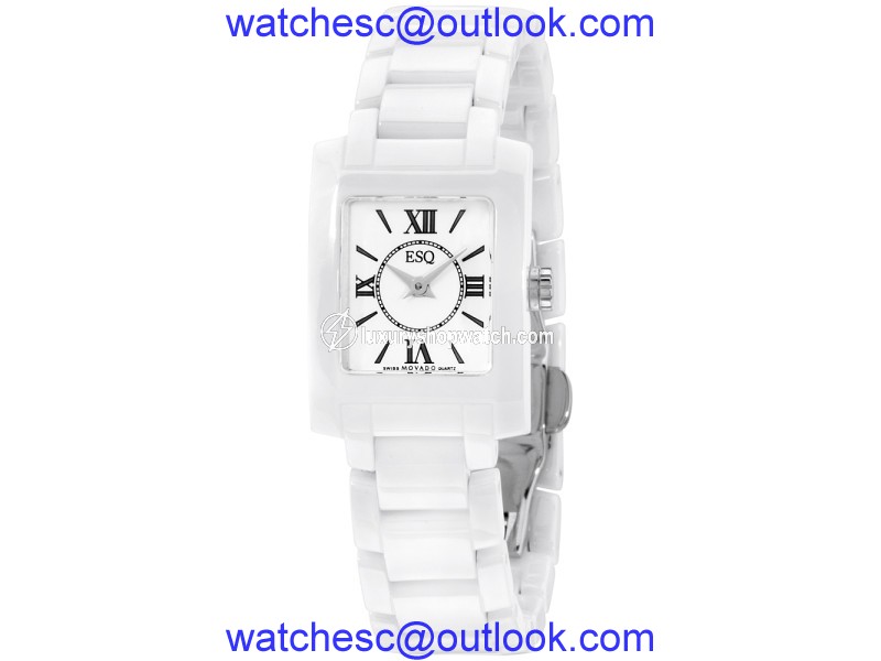 Movado ESQ 7101385 Ceramic 22mm Womens Watch Movado