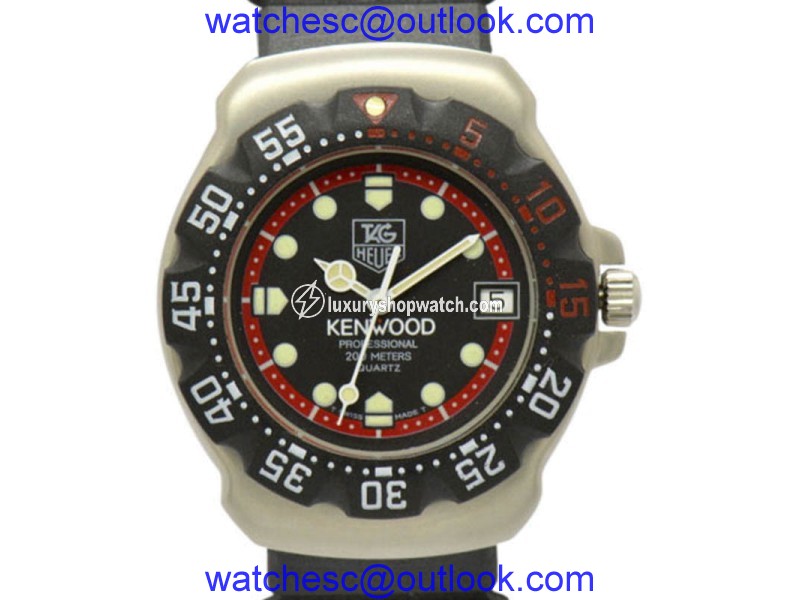 Tag Heuer Formula1 Kenwood Stainless Steel & Rubber Mens Watch |
