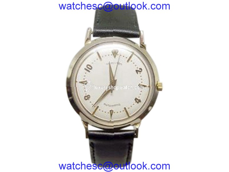 Hamilton 14K Yellow Gold Automatic 34.8mm Mens Watch 1960s Hamilton