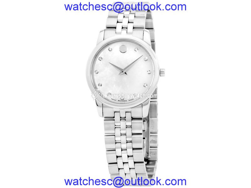 Movado Museum 0606612 Stainless Steel Quartz 28mm Womens Watch Movado