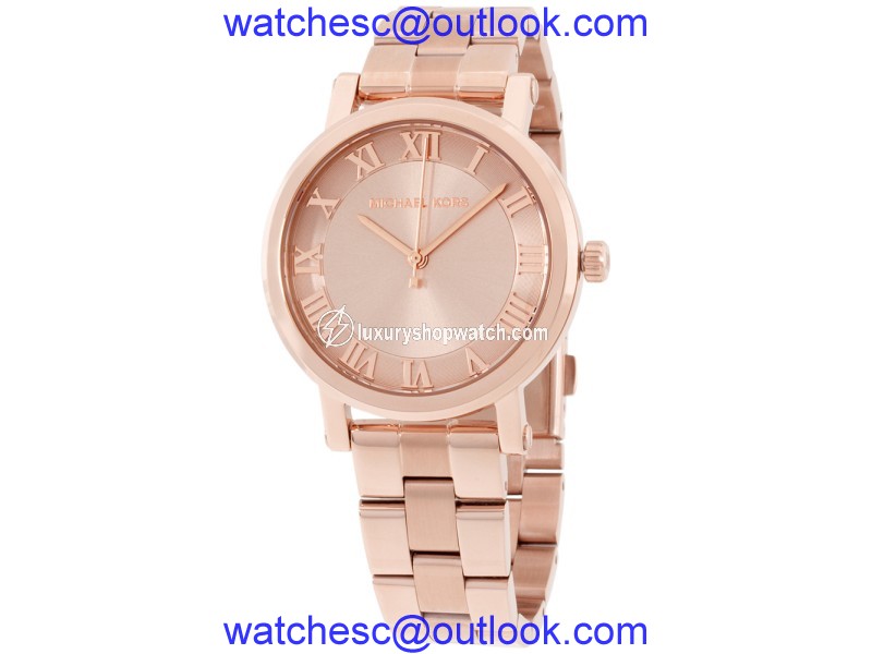 Michael Kors Norie MK3561 Rose Gold Tone Stainless Steel 38mm Quartz Women Watch Michael Kors