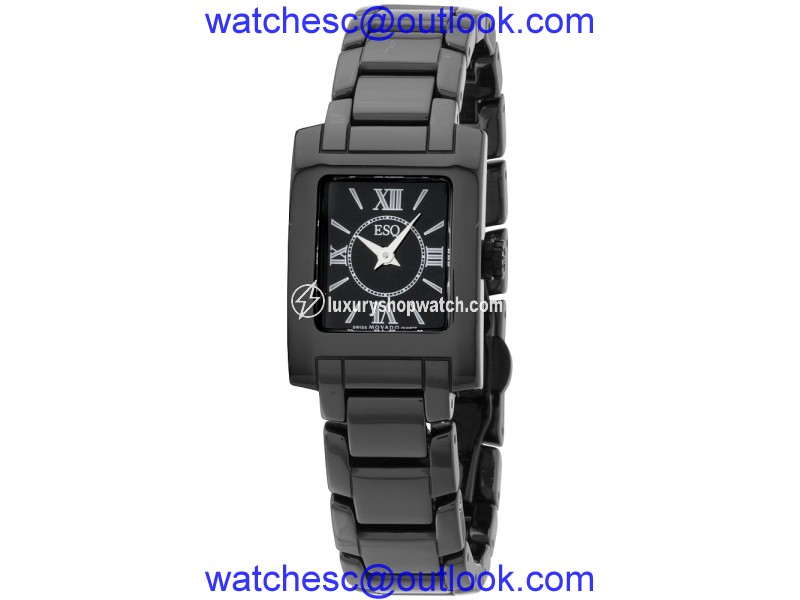 Movado ESQ 7101386 Quartz Ceramic 21.6mm Womens Watch Movado