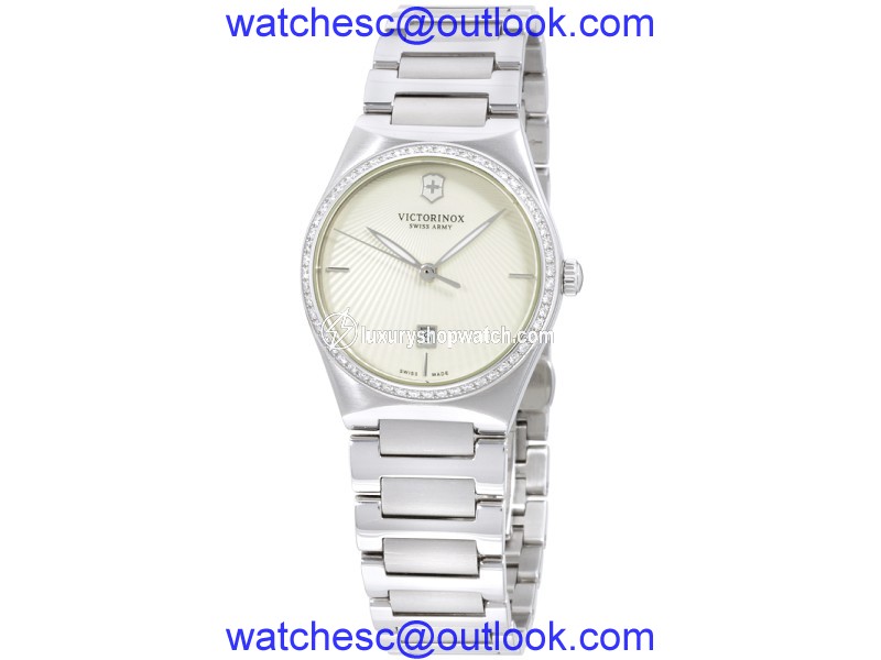 Victorinox 241521 Stainless Steel with Diamond Quartz 28mm Unisex Watch Victorinox