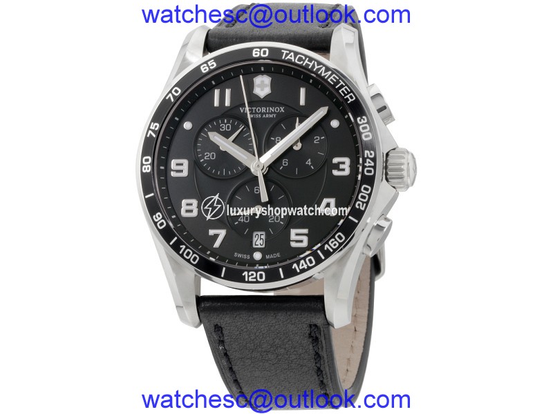 Victorinox Chrono Classic 241651 Stainless Steel Quartz 45mm Mens Watch Victorinox