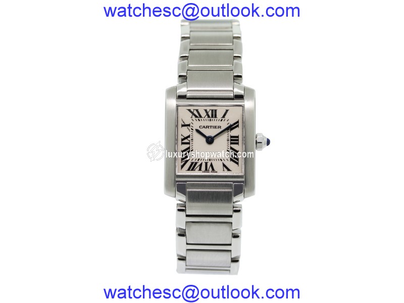 Cartier Tank Francaise W51008Q3 Stainless Steel Quartz 20mm Womens Watch Cartier
