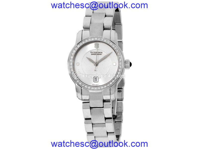 Victorinox Vivante 241489 Stainless Steel with Diamond Quartz 28mm Mens Watch Victorinox