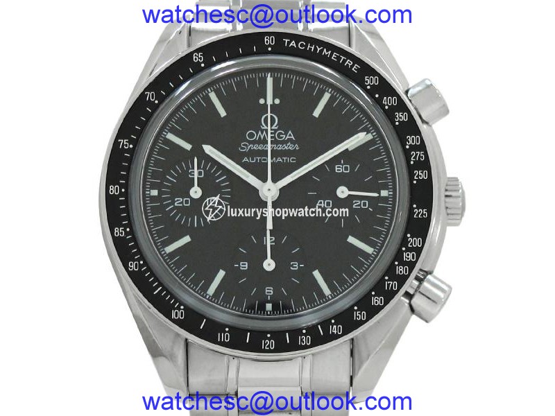 Omega Speedmaster 3539.50 Stainless Steel Black Dial Automatic 38mm Mens Watch Omega