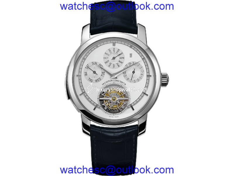 Vacheron Constantin Traditionnelle Calibre 80172/000P-9589 Platinum with Opaline Dial 44mm Mens Watch Vacheron Constantin