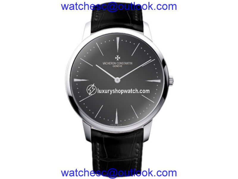 Vacheron Constantin Patrimony 81180/000P-9539 Platinum with Gray Dial 40mm Mens Watch Vacheron Constantin