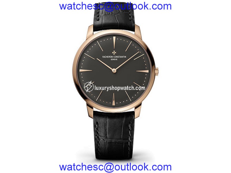 Vacheron Constantin Patrimony 81180000R-9162 18K Rose Gold with Grey Dial Manual 40 mm Mens Watch Vacheron Constantin