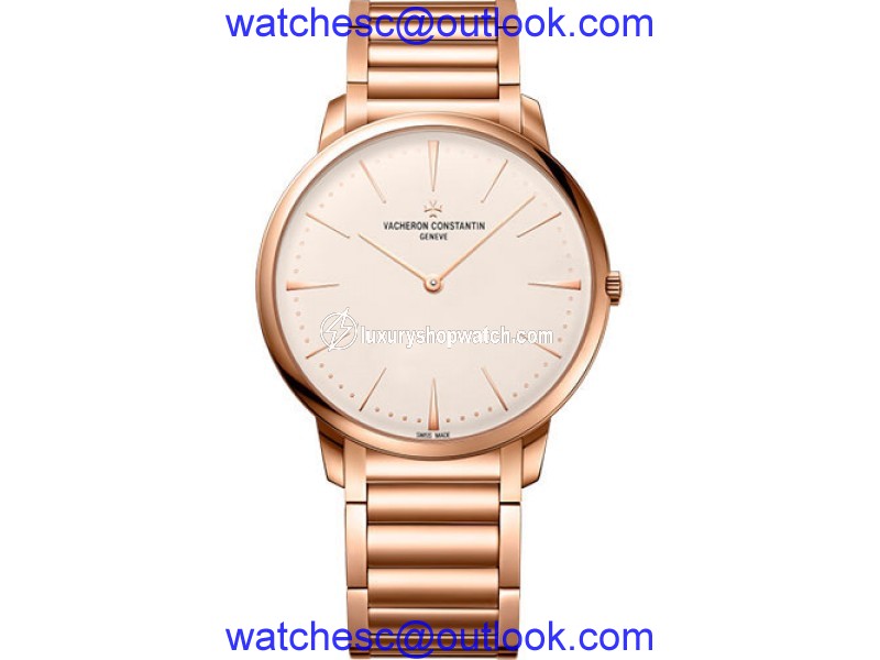 Vacheron Constantin Patrimony 81180/CB1R-9159 18K Rose Gold with Silver Dial 40mm Mens Watch Vacheron Constantin