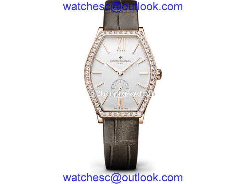 Vacheron Constantin Malte 81515/000R-9892 18K Pink Gold with Silver Dial 38.67mm Womens Watch Vacheron Constantin