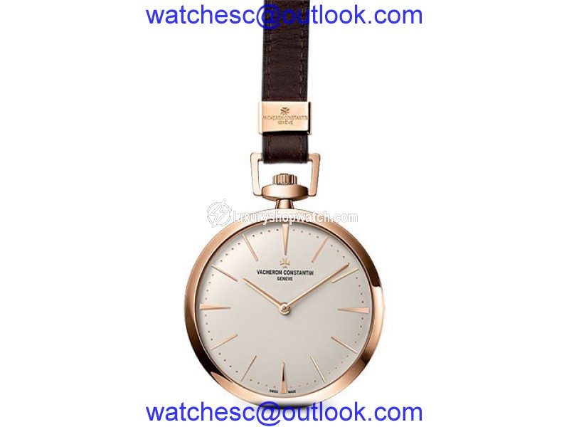 Vacheron Constantin Patrimony 82028/000R-9708 18K Pink Gold 43mm Mens Pocket Watch Vacheron Constantin