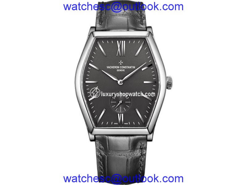 Vacheron Constantin Malte 82230/000G-9185 18K White Gold & Leather with Grey Dial 36.7mm Womens Watch Vacheron Constantin