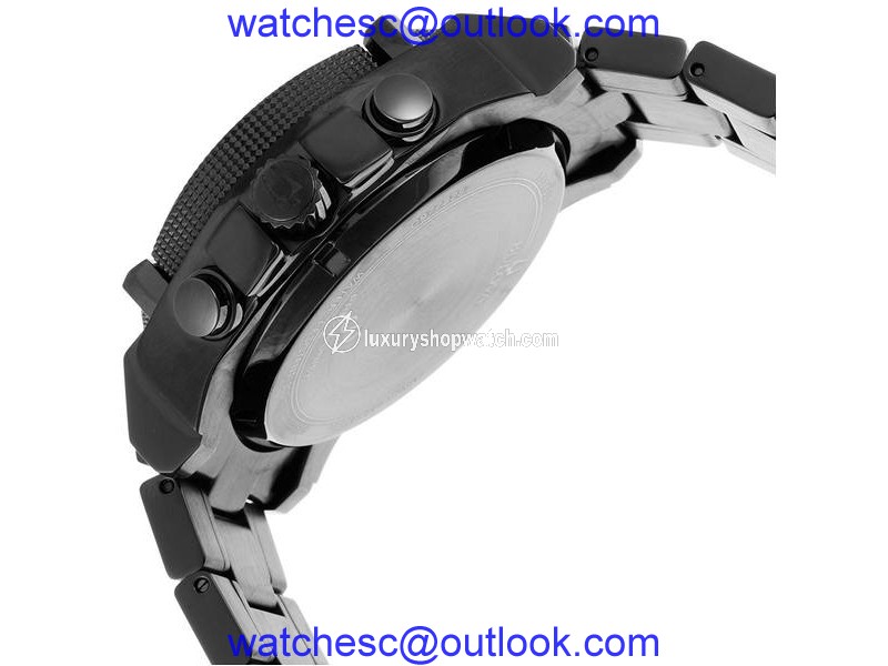 Bulova Precisionist 98B229 Ion Plated Stainless Steel 48mm Mens Watch Bulova