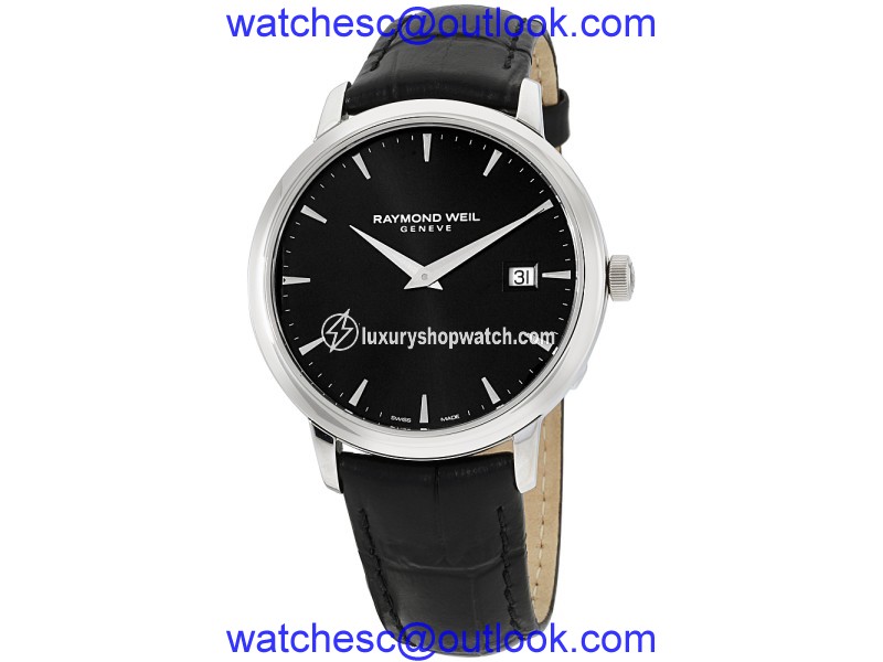 Raymond Weil Tocatta 5488STC20001 Stainless Steel & Leather Quartz 39mm Mens Watch Raymond Weil