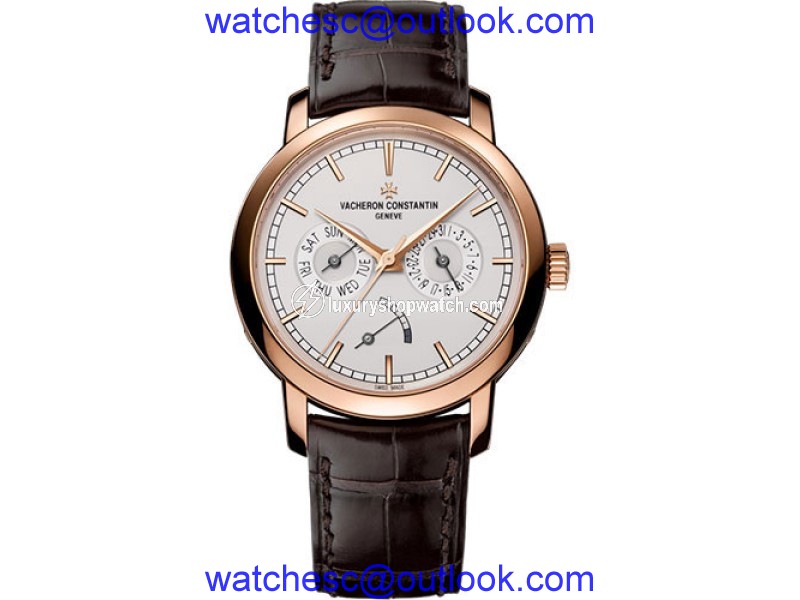 Vacheron Constantin Patrimony 85290000R-9969 18K Rose Gold with Opaline Dial 39.05mm Mens Watch Vacheron Constantin