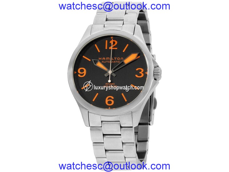 Hamilton Khaki Aviation H76235131 Black Dial Stainless Steel 38mm Mens Watch Hamilton