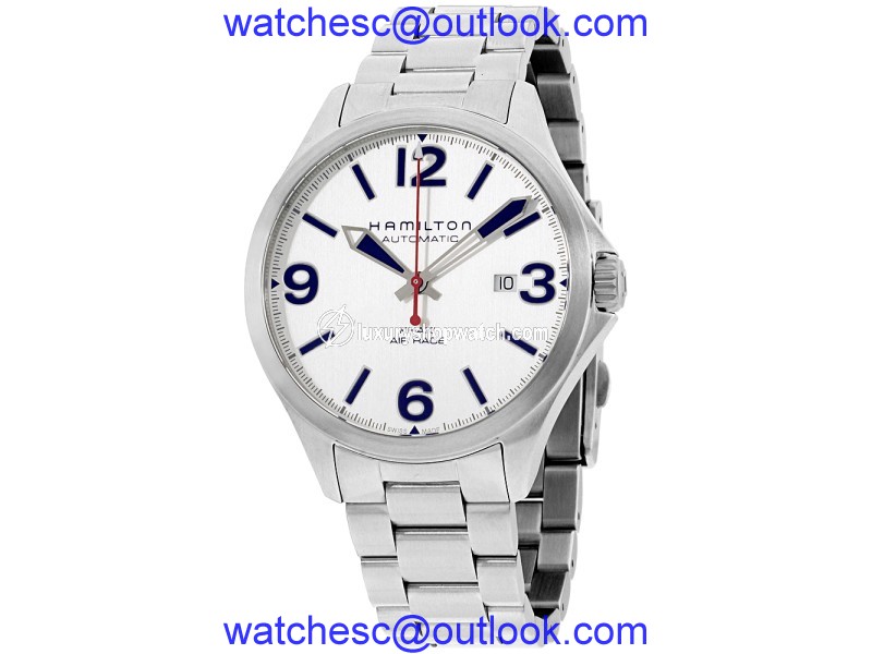 Hamilton Khaki Aviation H76525151 Silver Dial Stainless Steel 42mm Mens Watch Hamilton