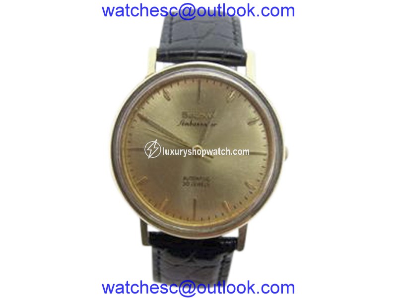 Bulova Ambassador Gold Capped Automatic 35mm Mens Watch Year 1960 Bulova